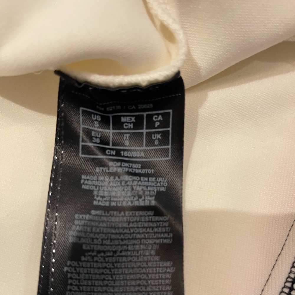 Guess dress size small very cute off white and black